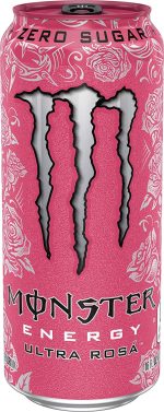 Monster Energy Ultra Rosa， Sugar Free Energy Drink， 16 Fl Oz (Pack of 24) - Image 3